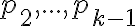 p_2 ,... , p_{k-1}