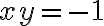 xy=-1