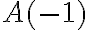 A(-1)