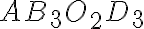 AB_3O_2D_3