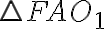 \triangle{FAO}_1
