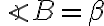 \angle B =\beta