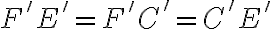 F'E'=F'C'=C'E'