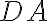  DA 