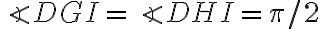 \angle DGI = \angle DHI = \pi / 2