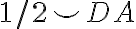 1/2\smile DA