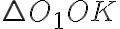 \triangle O_{1}OK