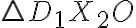 \triangle D_1X_2O