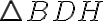 \triangle BDH