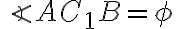 \angle AC_{1}B=\phi