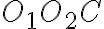 O_{1}O_{2}C