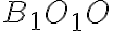 B_1 O_1 O 