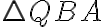 \triangle QBA