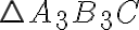 \triangle A_{3}B_{3}C