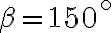 \beta=150^\circ