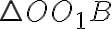 \triangle OO_1B \triangle OO_1B