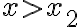 x>x_{2}