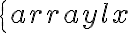 \left \{ \begin{array} {l} x