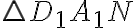 \triangle{D_{1}A_{1}N}