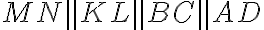 MN\parallel{}KL\parallel{}BC\parallel{}AD